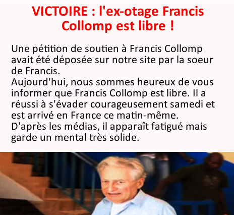 Victoire : Soutien à Francis Collomp