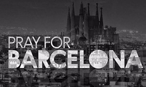 #PrayforBarcelona Tous unis contre le terrorisme