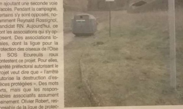 Pétition : Non à la construction de la route de Felgueiras à Pont-Sainte-Maxence, un projet inutile et écocide.