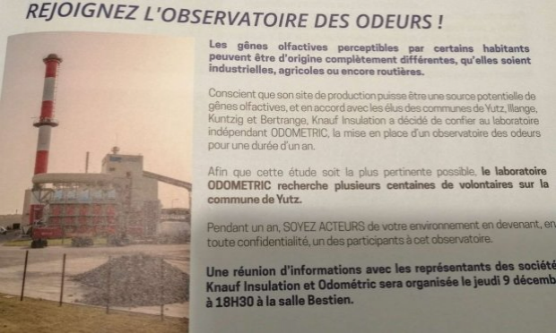 Pétition : Implantation de l'usine Knauf à Illange dans une zone du plan priorité air
