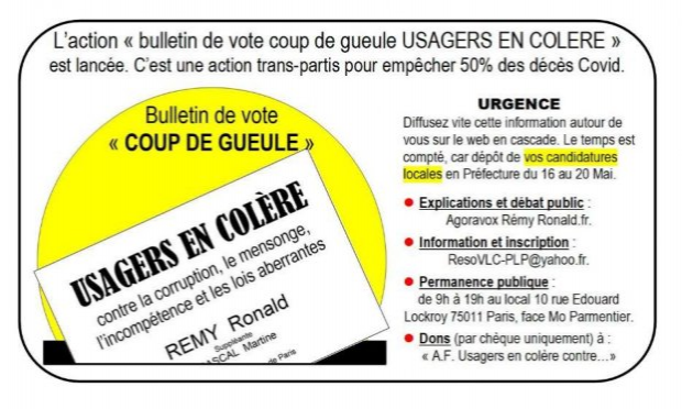 Pétition : Covid :  APPEL citoyen pour sauver des vies (et l’économie !)