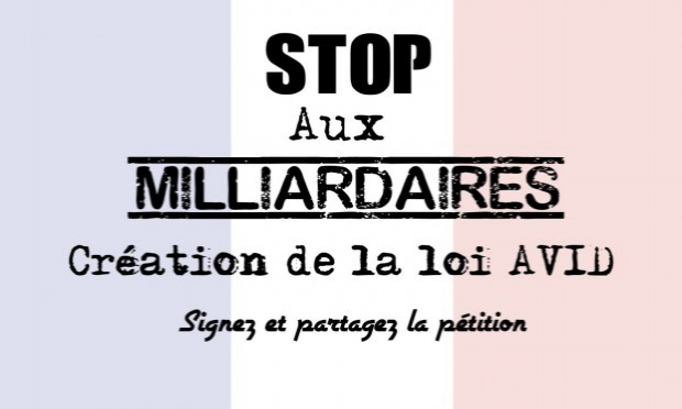 Nouvelle petition anti MILLARDAIRES