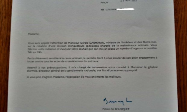 Pétition : Pour la création d'un numéro d'urgence unique en France contre la maltraitance animale