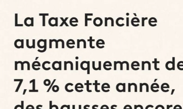 Petition : Pour la suppression de la hausse de la taxe foncière !
