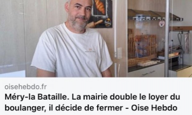 Petition : Sauvons notre boulangerie “Aux délices de Méry” 60420 Méry la Bataille