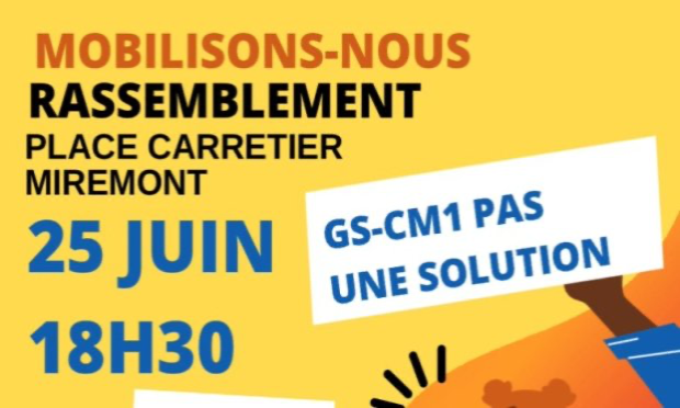 Petition : Contre l’annulation de l’ouverture d’une 5e classe à l’école maternelle de Miremont