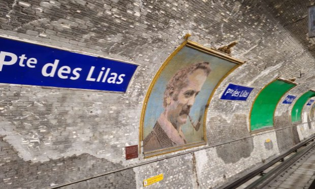 Pétition : Sauver les 3 mosaïques de Georges BRASSENS, à la station Porte des Lilas