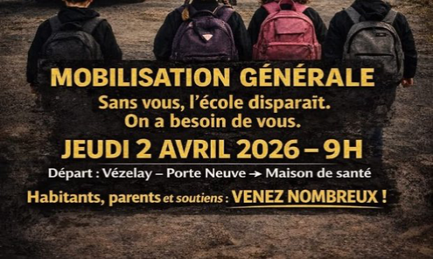 Pétition : NON à la fermeture d’une classe du RPI Saint-Père / Vézelay / Usy