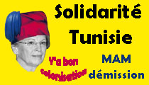 Solidarité avec le peuple tunisien, Démission de Michèle Alliot-Marie et mise sous séquestre des biens de Ben Ali et de 