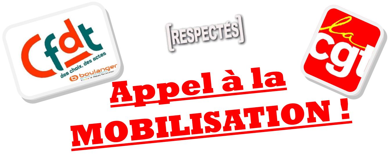 Mobilisation pour les salari&eacute;s du Magasin Boulanger Tours Nord