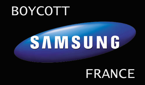 boycott samsung france