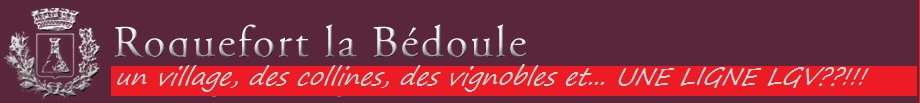 Les habitants de Roquefort la Bedoule disent non au trace LGV PACA.