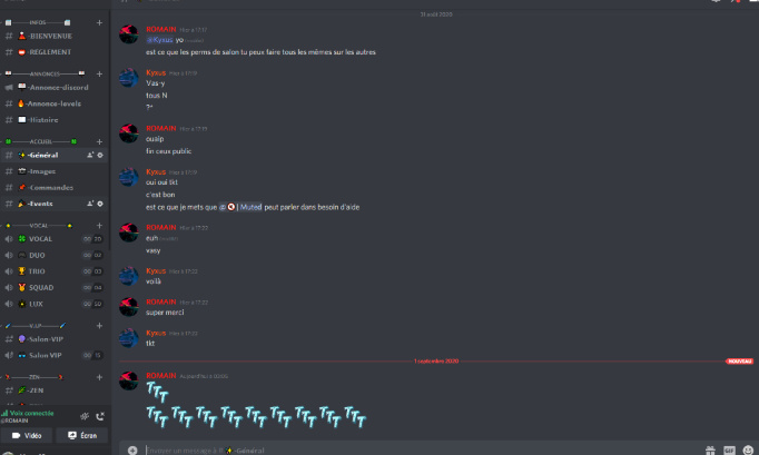 Votez pour l'ancien discord de Kenny