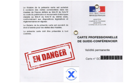 La profession de Guide conférencier en grand danger