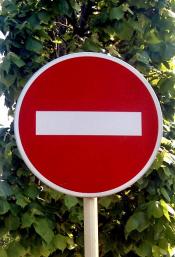 Sens interdit Allée de la durance, Colomiers