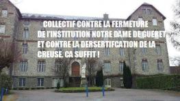 Contre la fermeture du Collège et du Lycée de l'Etablissement Privé Notre-Dame de Guéret