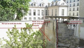 Pour la réhabilitation intégrale de la tour de Philippe Auguste, rue des Rosiers (Paris IVe) !