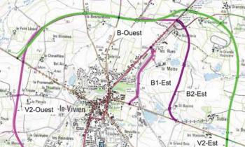Opposition au tracé du barreau B1 Est du contournement de Cossé-le-Vivien et de son financement 70% communal