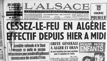 La France n'a pas à fêter le 19 mars 1962