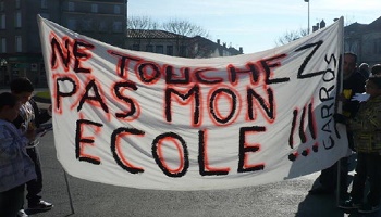 Danger de fermeture de classe à l'école maternelle Maurice Nibelle à Rouen