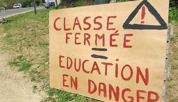 Non à la fermeture d’une classe à l’école maternelle publique Georges Brassens à Elbeuf