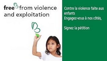Contre la violence faite aux enfants, engagez-vous à nos côtés !