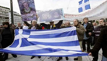 Greece Plan B Option B: Greece goes bankrupt, remains in the euro zone, apply austerity and benefit in return from heavy investments from the ECB
