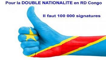 Pour la double nationalité en RD Congo