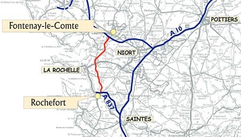 Pour l'A831 reliant Fontenay le Comte à Rochefort