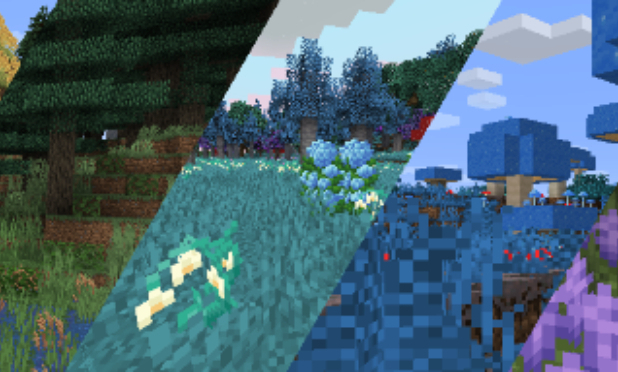 la mise a jour des biomes minecraft