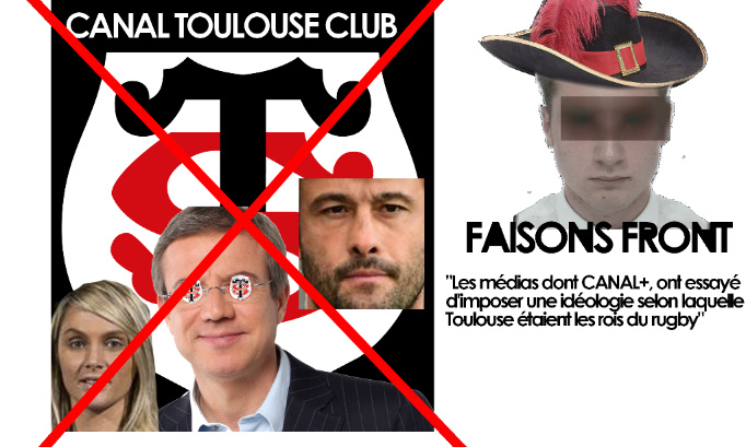 Canal + ne voit le rugby que par Toulouse et essaie de nous imposer leur idéologie unique sur leur vision du rugby ! Nous entrons en résistance...