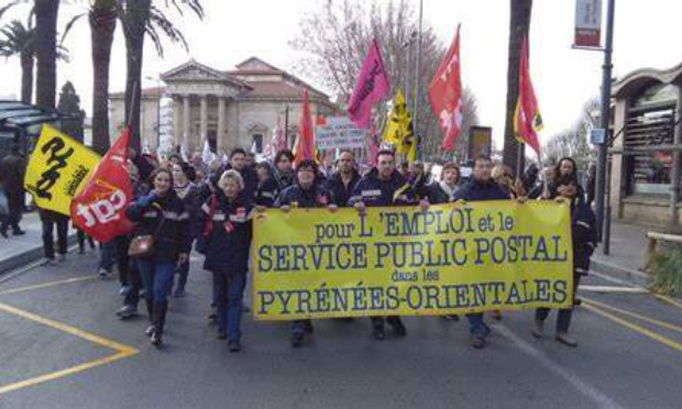 Contre la fermeture et la réduction des horaires des bureaux de La Poste du secteur d'ELNE (Pyrénées Orientales)