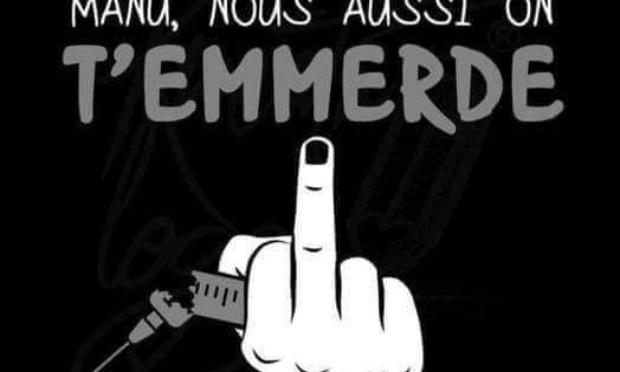 Macron, nous aussi on t'enmerde !