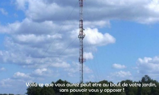 Non à l’implantation d’antennes 5G, à Saint Clement de Rivière et dans les communes limitrophes