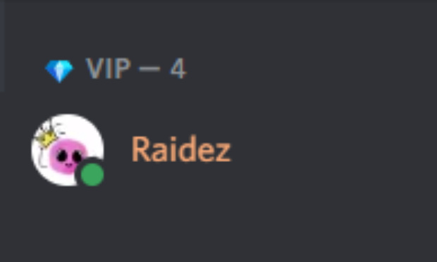 Changer mon statut &agrave; VIP sur le serveur Discord de Lumhos.