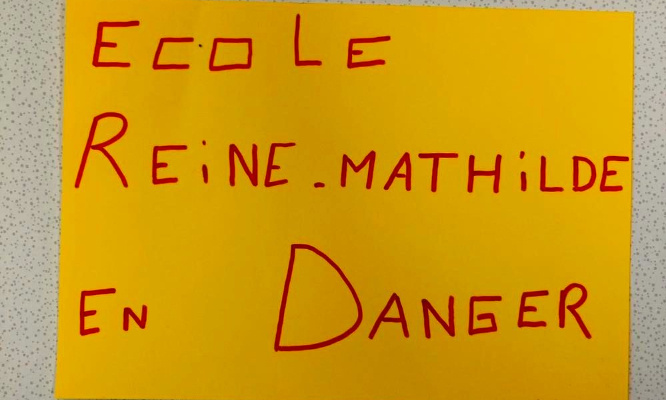 Ecole Reine Mathilde en danger : Non aux fermetures de classe !