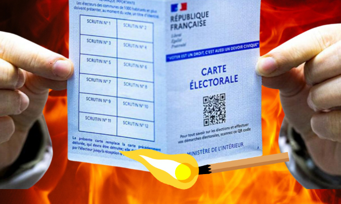 BRULE TA CARTE ELECTORALE