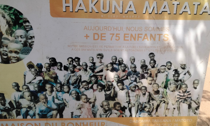 Soutien à Mme Laurence Rouyer, orphelinat Hakuna Matata Guinée