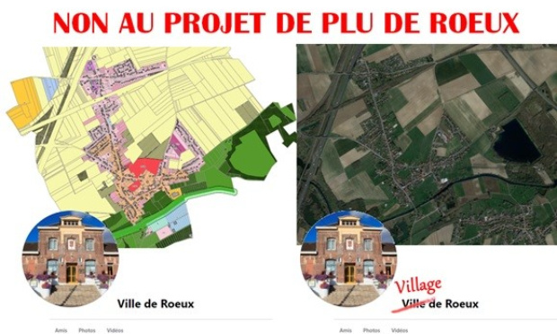 CONTRE LE PROJET DE REVISION DU PLU DE ROEUX (62118)
