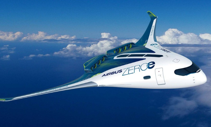 Pour le remplacement des avions alimentés à base de kérosène par une pile à combustible non polluante !