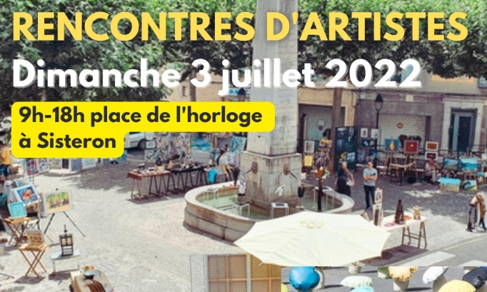 Autoriser les Rencontres d'artistes du dimanche 3 juillet à Sisteron