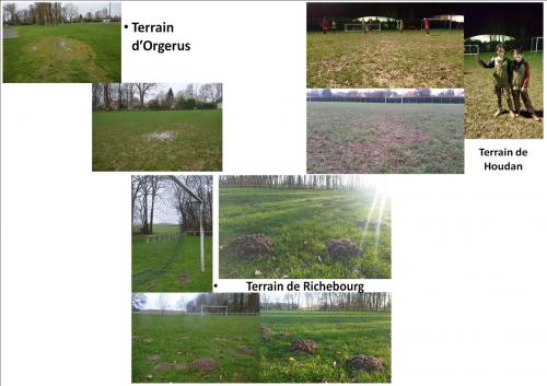 Pour un grand terrain synthétique à Houdan et la réouverture du terrain de Richebourg