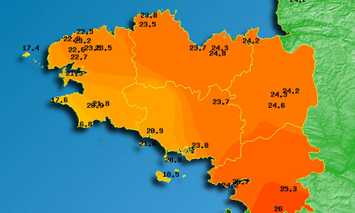 N'oubliez pas la météo bretonne !