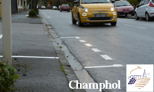 Pour que monsieur le maire de Champhol autorise le stationnement sur trottoir par un arrêté municipal