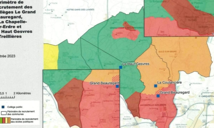 Contre le projet de sectorisation du collège Le Haut Gesvres à Treillières !