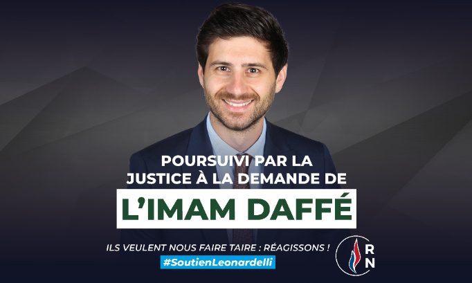 Oui, je soutiens Julien LEONARDELLI, poursuivi par la justice à la demande de l'imam Daffé de Toulouse !