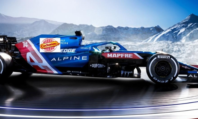 Cochonou en sponsor de BWT Alpine F1 Team en 2023