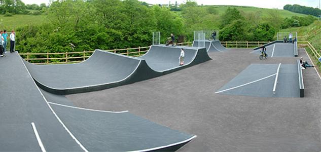 Un Skate Park à Saint Genest Malifaux