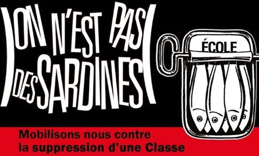 Non à la fermeture d'une classe à l'école primaire de la  Ferriere-sur-Risle !