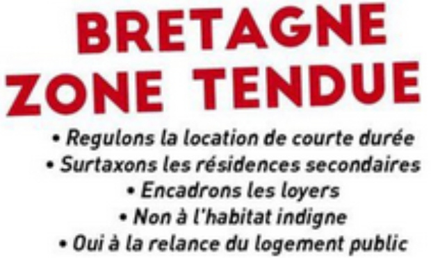 Stop à la crise du logement ! Bretagne zone tendue !